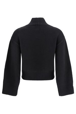 Black virgin wool sweater FABIANA FILIPPI | MAD215F104L558825